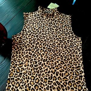NWT Leopard Print Top